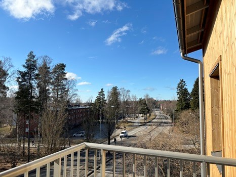 utsikt från en balkong