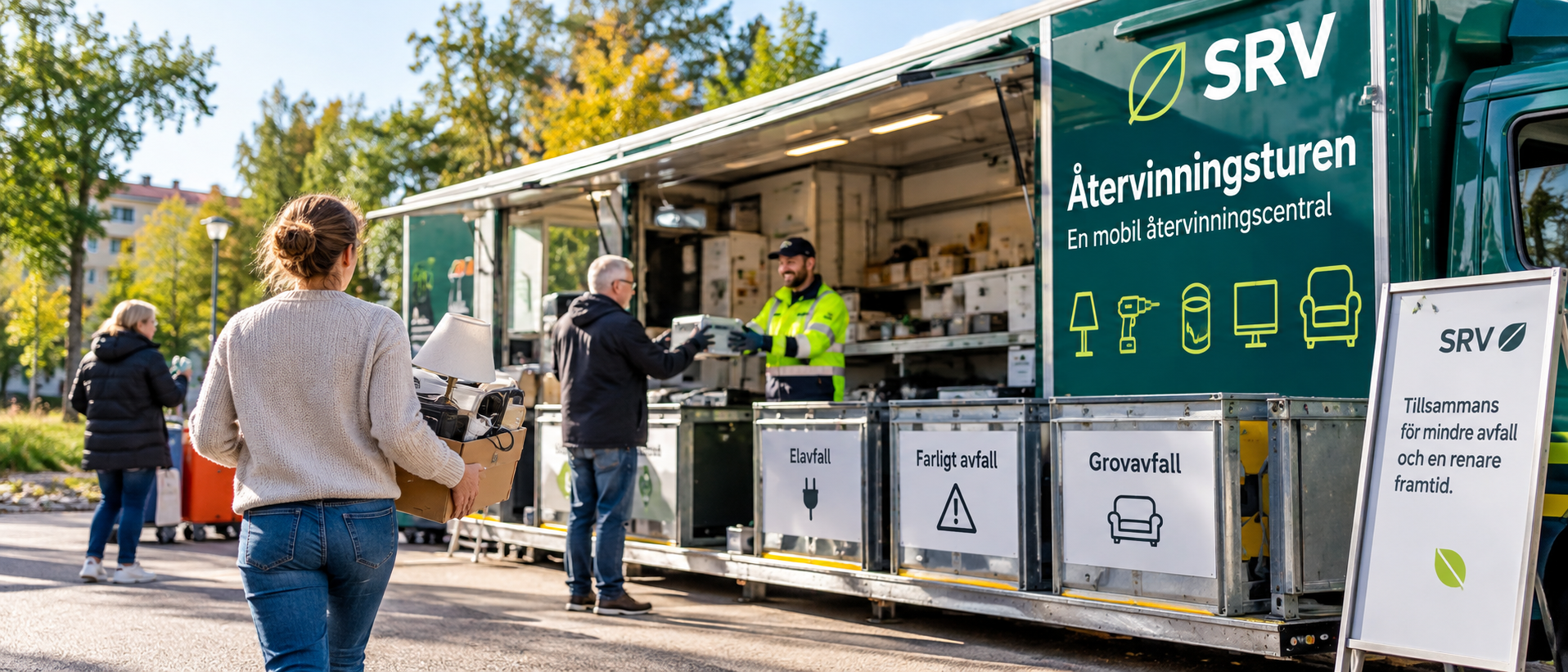 Återvinningsturen – återvinning nära dig