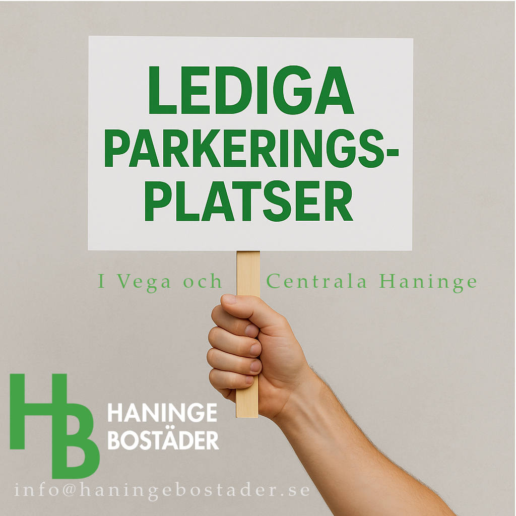 Lediga parkeringsplatser